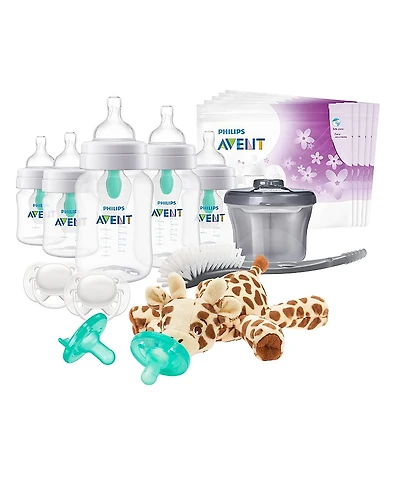 Philips Avent Anti-colic Baby Bottle with AirFree Vent Essentials Gift Set