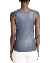 Glazed Rib Tank Top