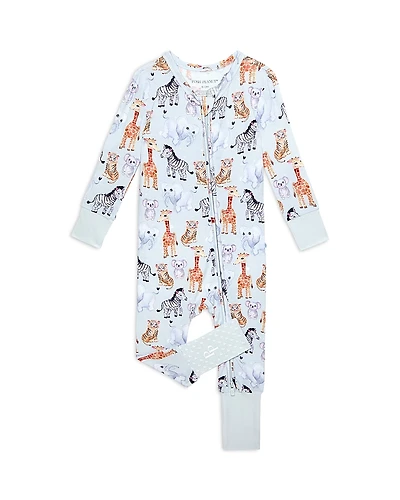 Posh Peanut Unisex Zoo ConvertibleCoverall - Baby