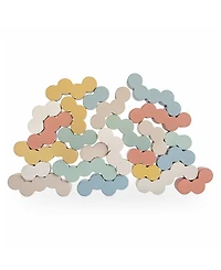 Mushie Wooden Balance Blocks (Tropical) - Ages 2-4