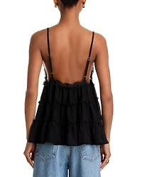 Lace Trim Camisole Top - Exclusive