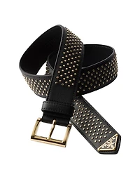 Leather Belt with Studs