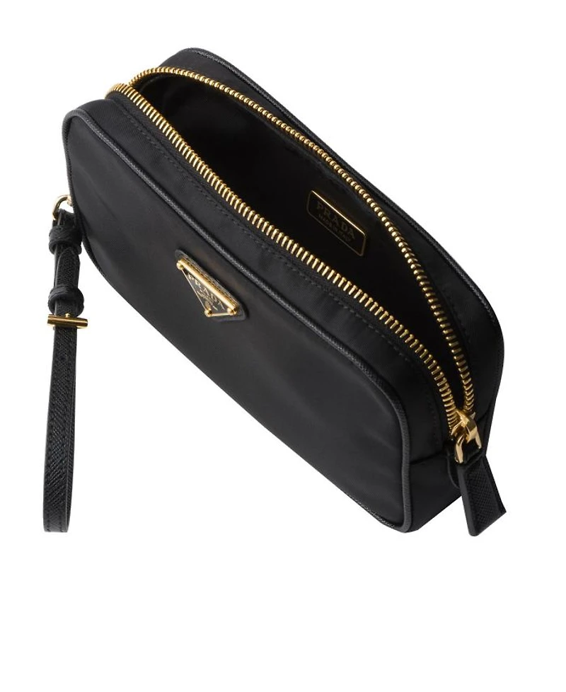 Re-Edition 1978 Re-Nylon and Saffiano Leather Pouch
