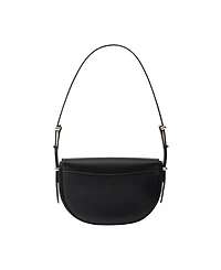 Arque Leather Shoulder Bag with Flap