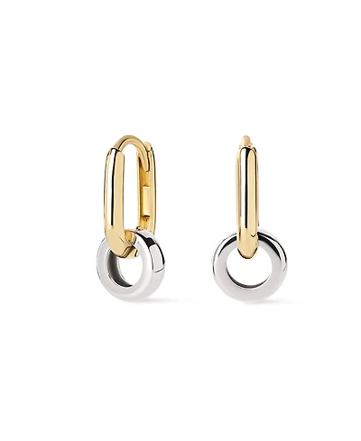 Ana Luisa Solid Gold Eclipse Hoop Set