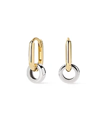 Ana Luisa Solid Gold Eclipse Hoop Set