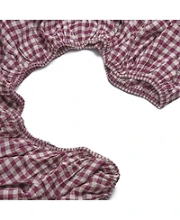 Gingham Linen Fitted Sheet