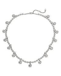 Bklyn Cubic Zirconia Bezel Collar Necklace, 16"-18"