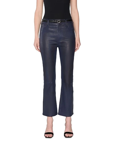 The Leather Reboot Crop Pants