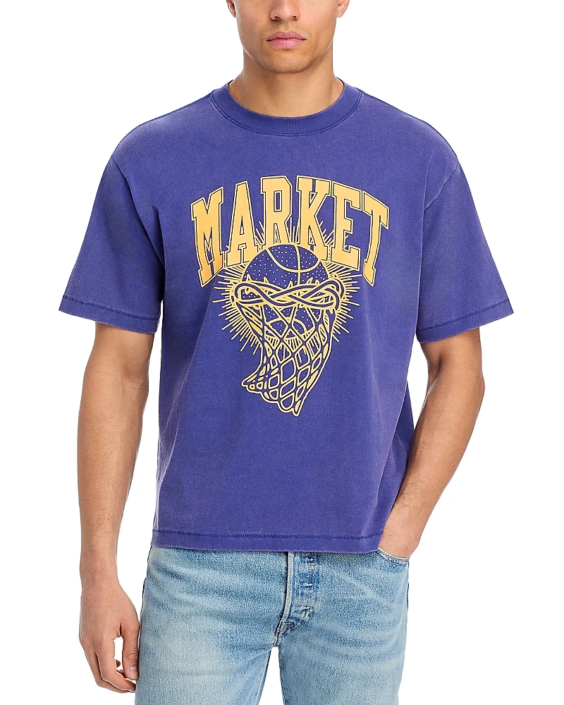 Market Ball Is Sacred Graphic Logo Tee
