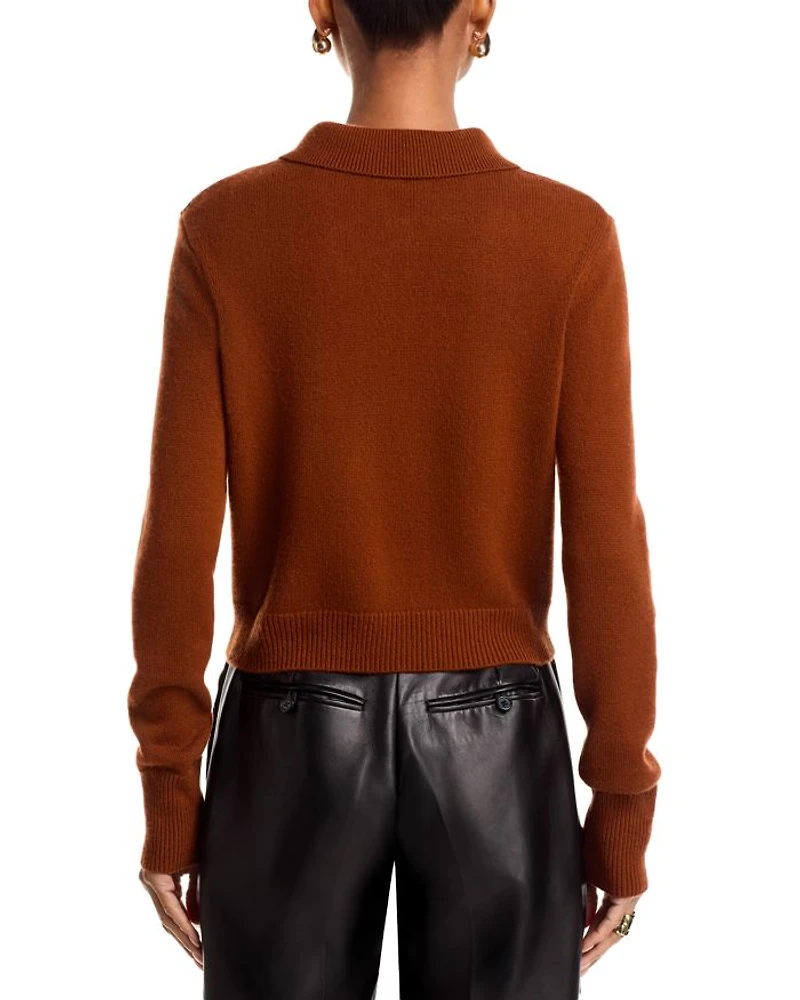 Shrunken Cashmere Cardigan Sweater
