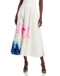 Elie Tahari The Layla Floral Skirt