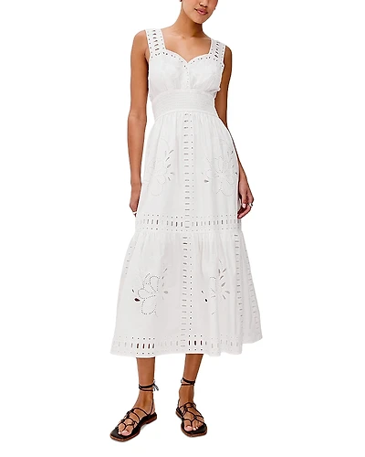 Rails Fawn Eyelet Midi Dress