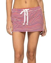 Edikted Psalm Striped Mini Skort