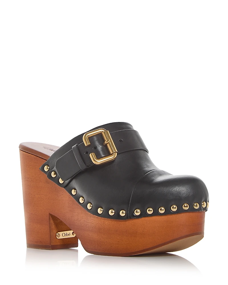 Chloe Women's Jeannette Studded Clogs