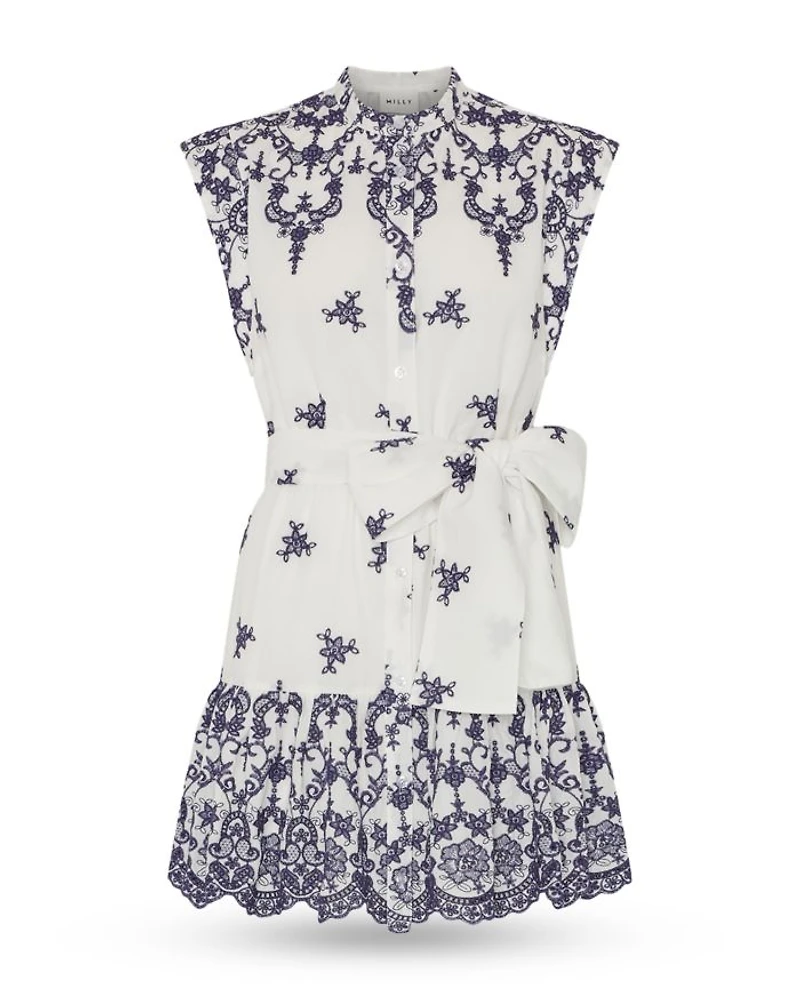 Neelie Floating Petals Eyelet Dress