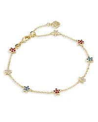 Sierra Star Crystal Delicate Chain Bracelet