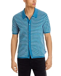 Michael Kors Textured Striped Regular Fit Button Down Shirt
