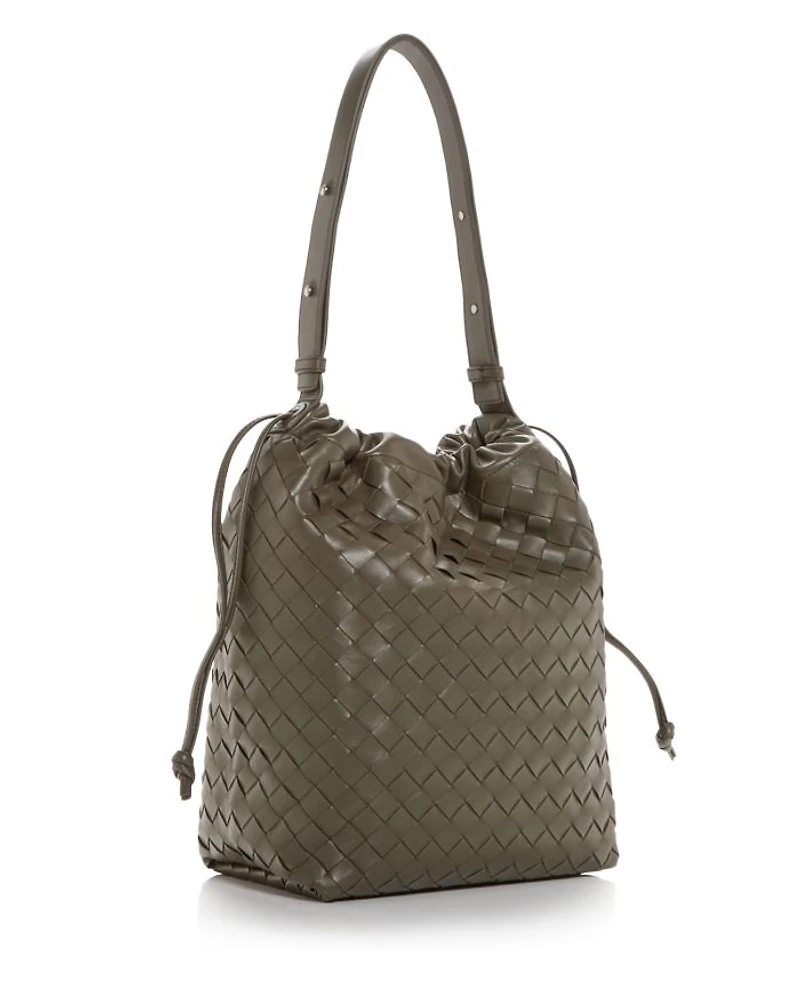 Avenue Intrecciato Leather Shoulder Bag