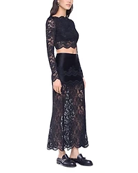 Lace Maxi Skirt