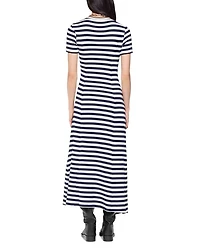 Snap Jersey Dress