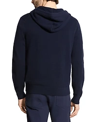 Myhlo Zip Front Knit Hoodie