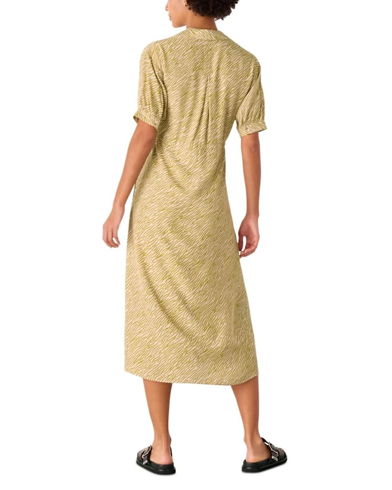 Tiger Flare Midi Dress