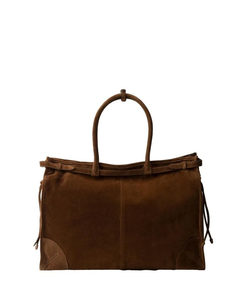 Suede Tote Bag