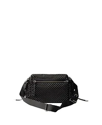 Re-Nylon Shoulder Bag with Studs