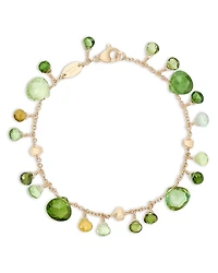 Marco Bicego 18K Yellow Gold Paradise Tourmaline Single Strand Bracelet