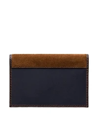 Re-Nylon and Leather Passport Holder