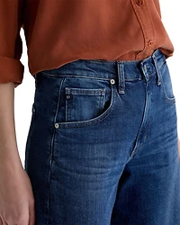 Hattie High Rise Cropped Barrel Jeans VP Dynasty
