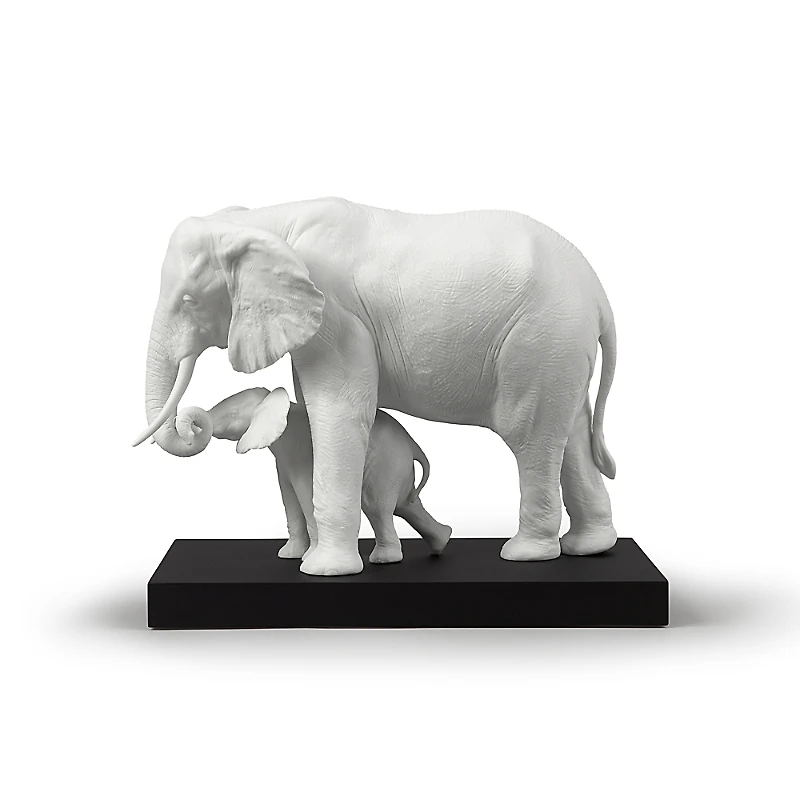 Lladro Leading the Way Elephant Sculpture