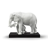 Lladro Leading the Way Elephant Sculpture