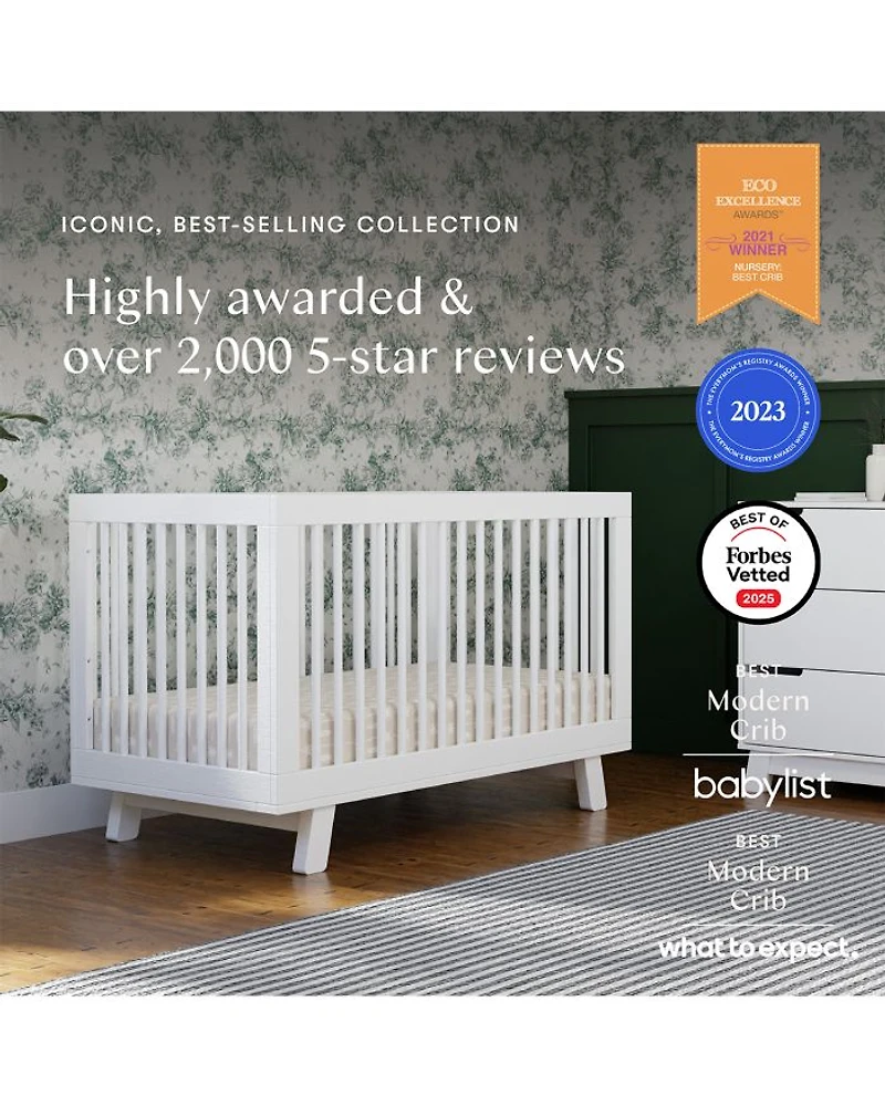 Hudson 3-in-1 Convertible Crib