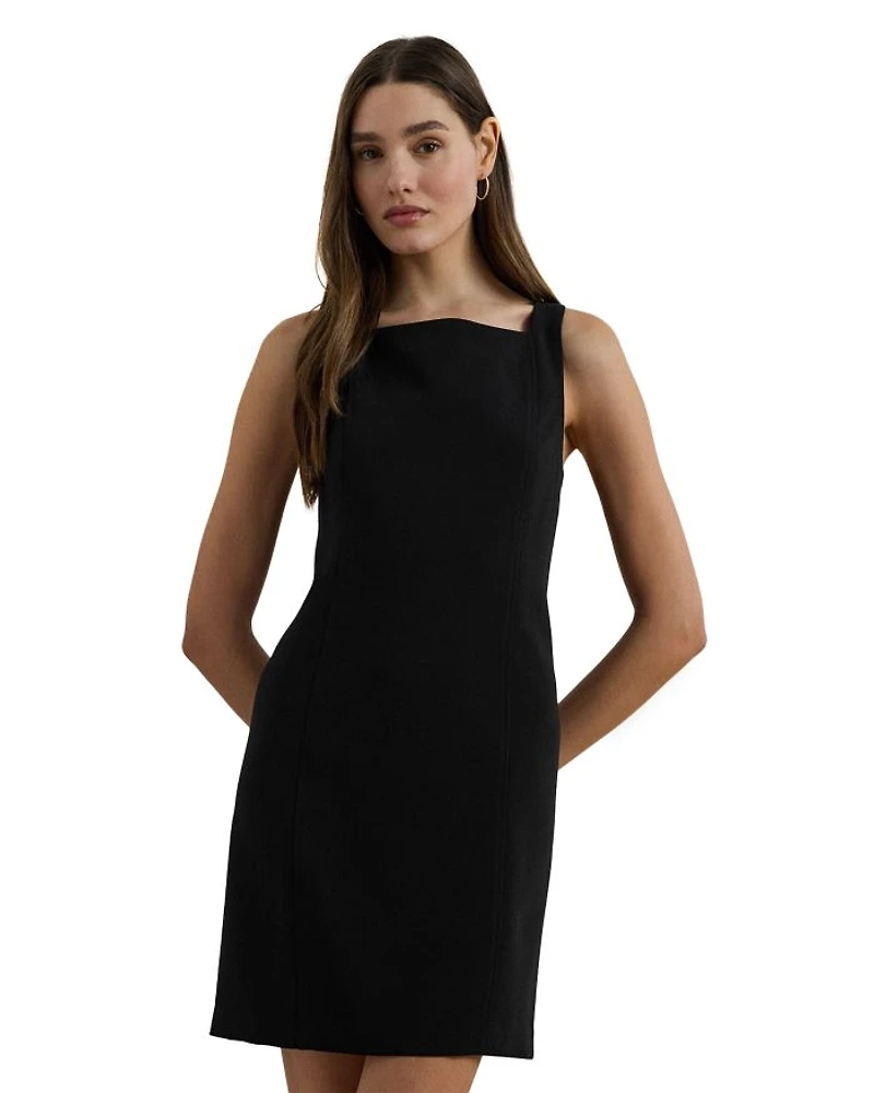 Stretch Crepe Sleeveless Dress
