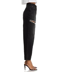 Crystal Slit Jeans