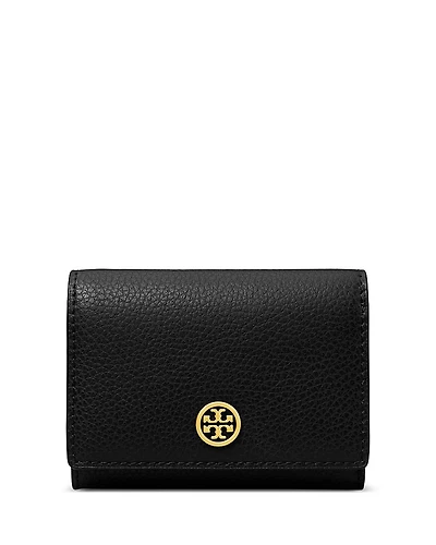 Tory Burch Robinson Leather Business Card Case