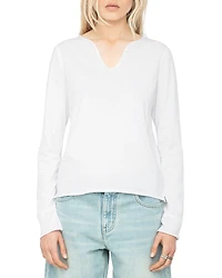 Zadig & Voltaire Tunisian Long Sleeve Tee