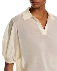 Blouson Polo Sheer Crepe