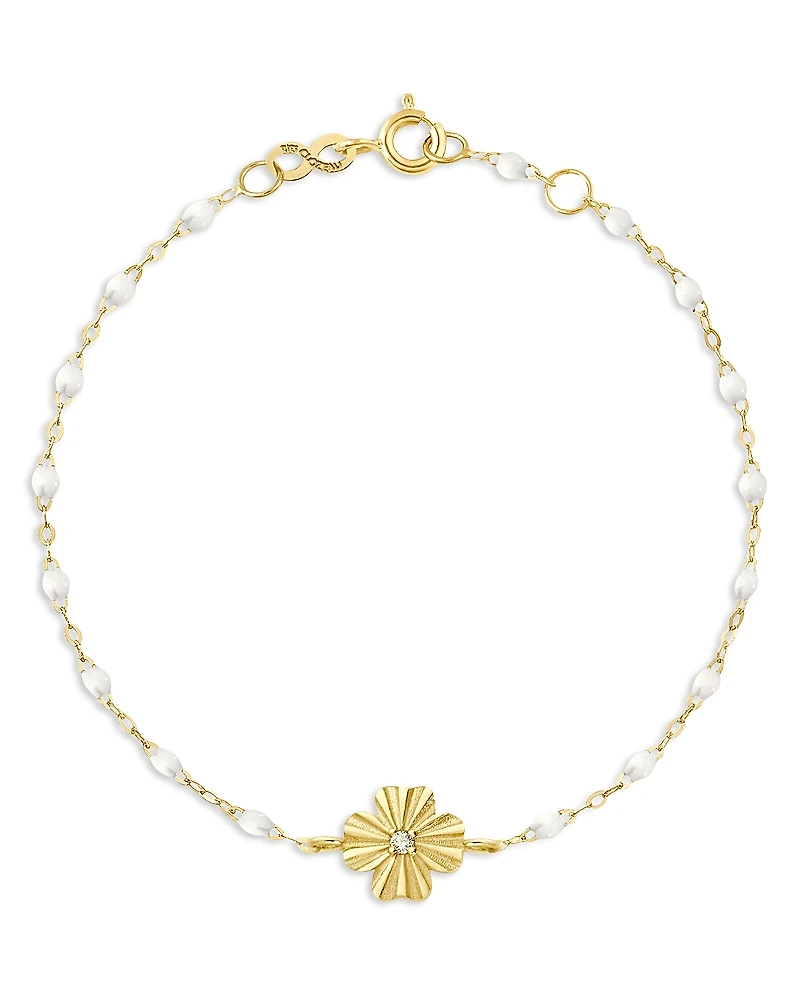 Gigi Clozeau 18K Yellow Gold Classic Gigi Clover Lumiere Bracelet