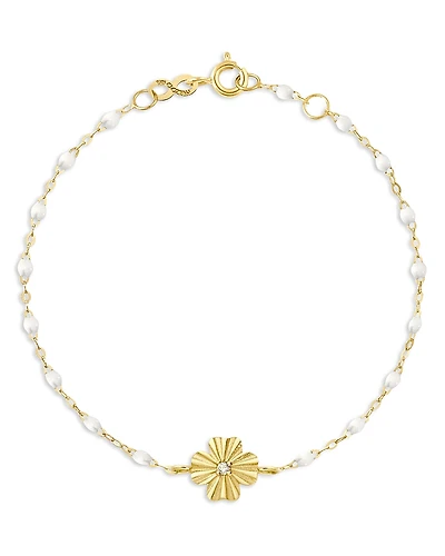 Gigi Clozeau 18K Yellow Gold Classic Gigi Clover Lumiere Bracelet