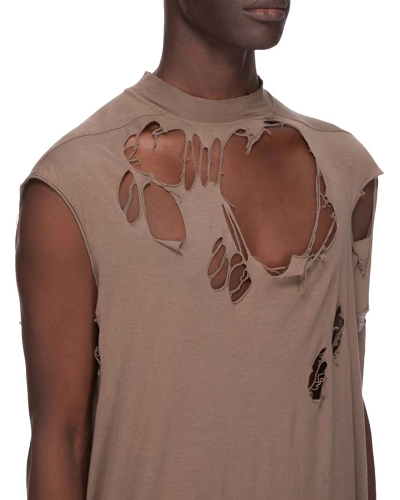 Tarp Regular Fit Destroyed Sleeveless Tee