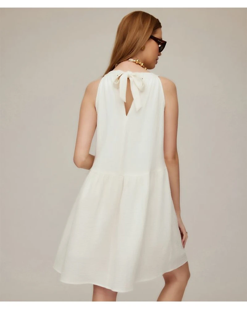 Cianni Tie Neck Dress