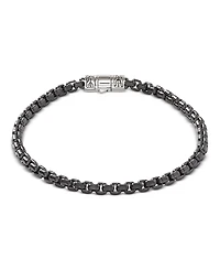 John Hardy Sterling Silver Black Box Chain Bracelet, 4mm