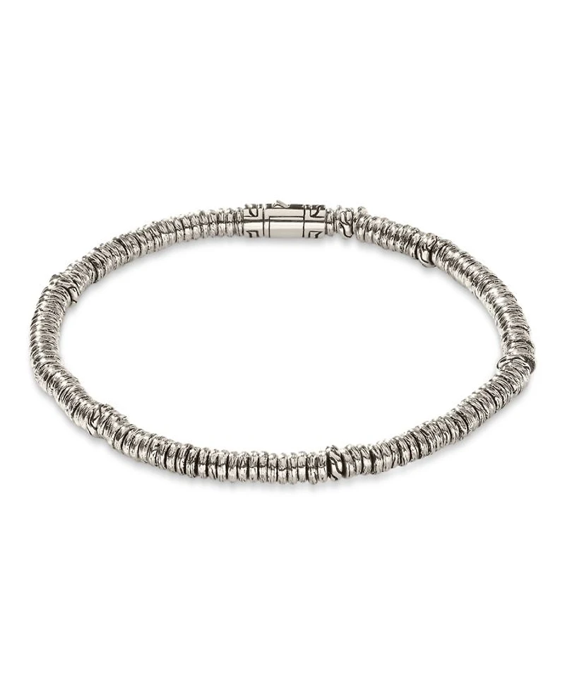 Sterling Silver Heishi Bracelet