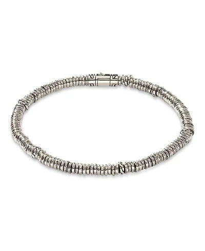 Sterling Silver Heishi Bracelet