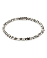 Sterling Silver Heishi Bracelet