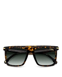 Rectangle Flat Top Sunglasses, 56mm