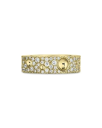 Roberto Coin 18K Yellow Gold Pois Moi Diamond Luna Ring